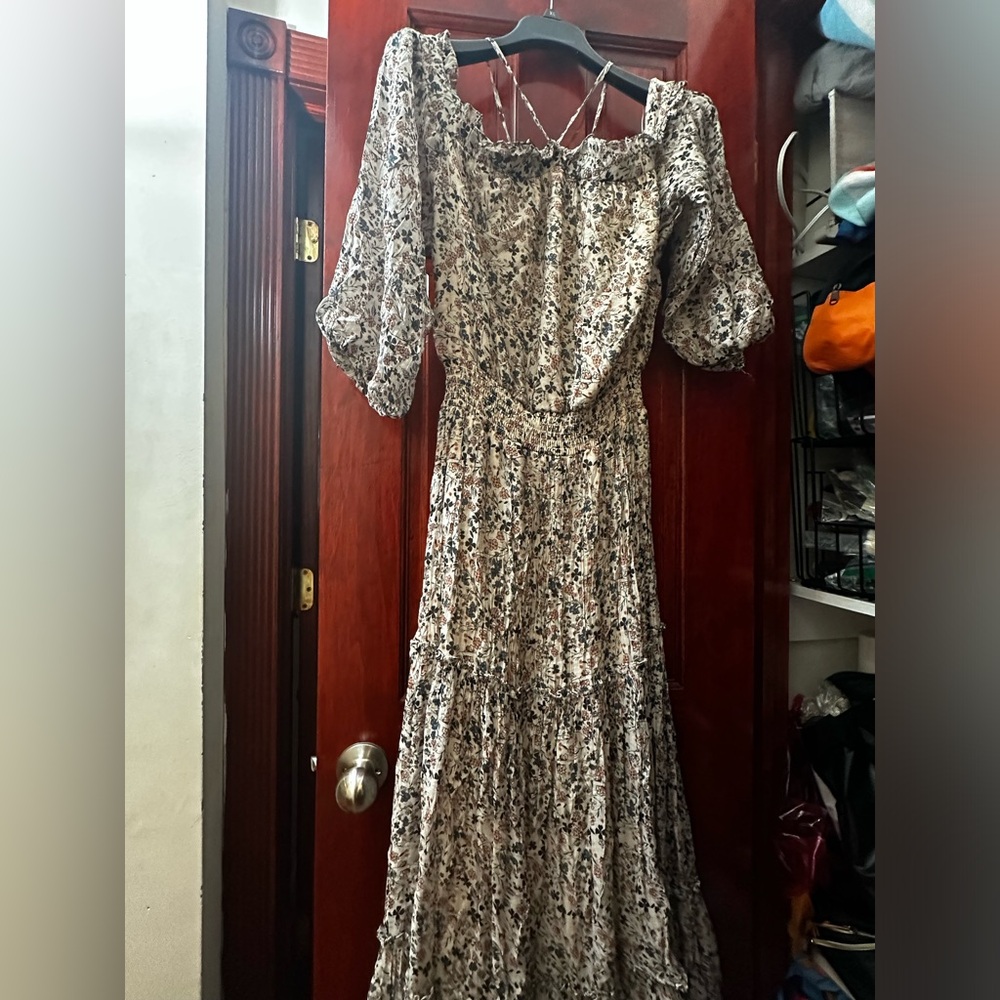 Slate Summer Floral Dress